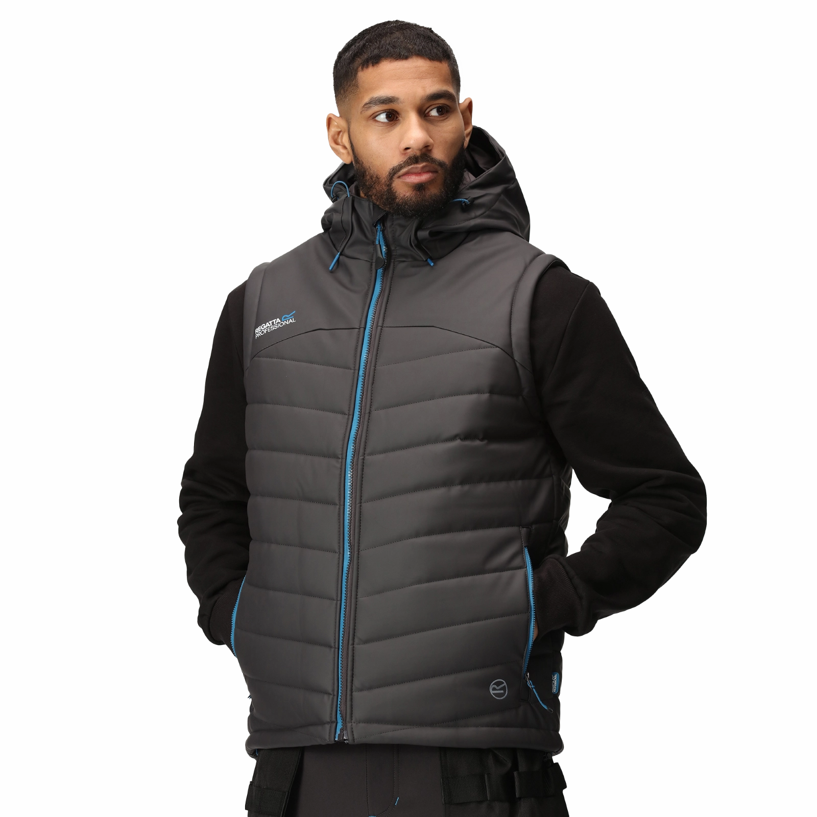 Regatta Professional Mens Calcaulate Gilet Double Buttons RecycledPolyester