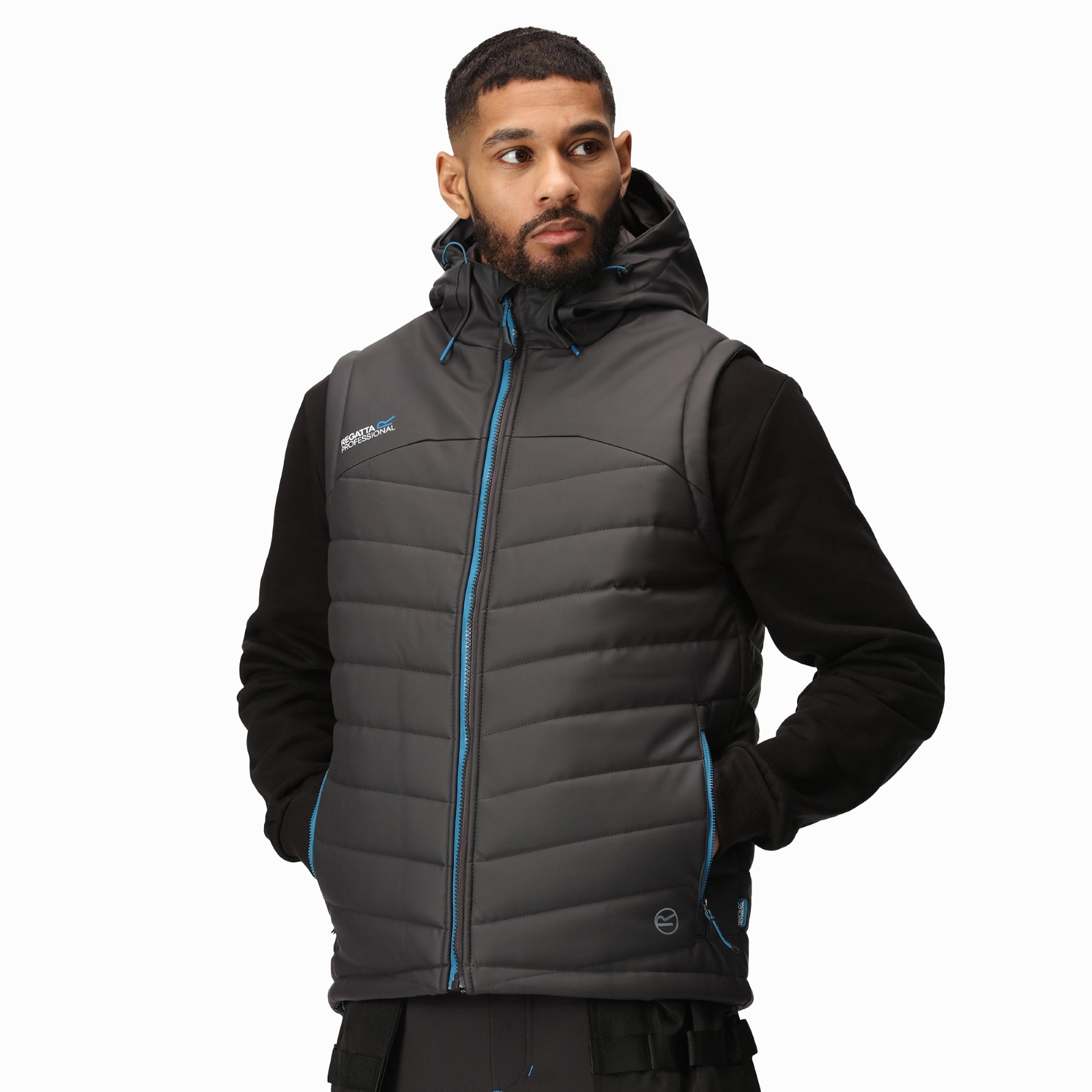 Adjustable Cuffs Moisture Control Fibers Regatta Professional Mens Calcaulate Gilet