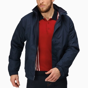 Regatta Professional Mens Dover Fleece Lined Bomber Jacket Faux Fur Collar