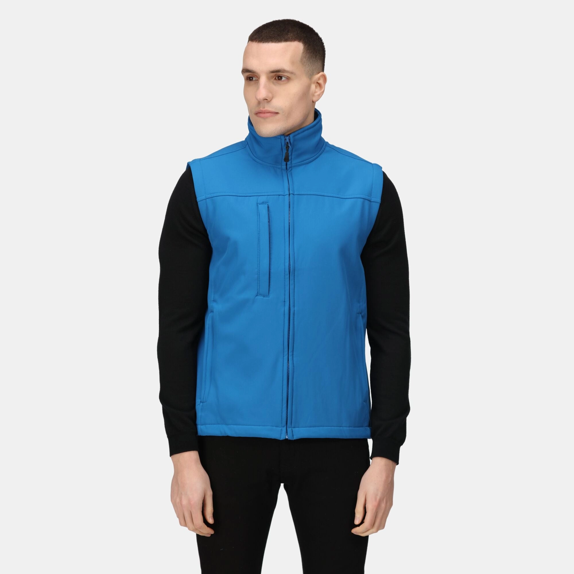 Breathable Technology Waterproof Stitch Details Regatta Professional Mens Flux Warm Softshell Gilet