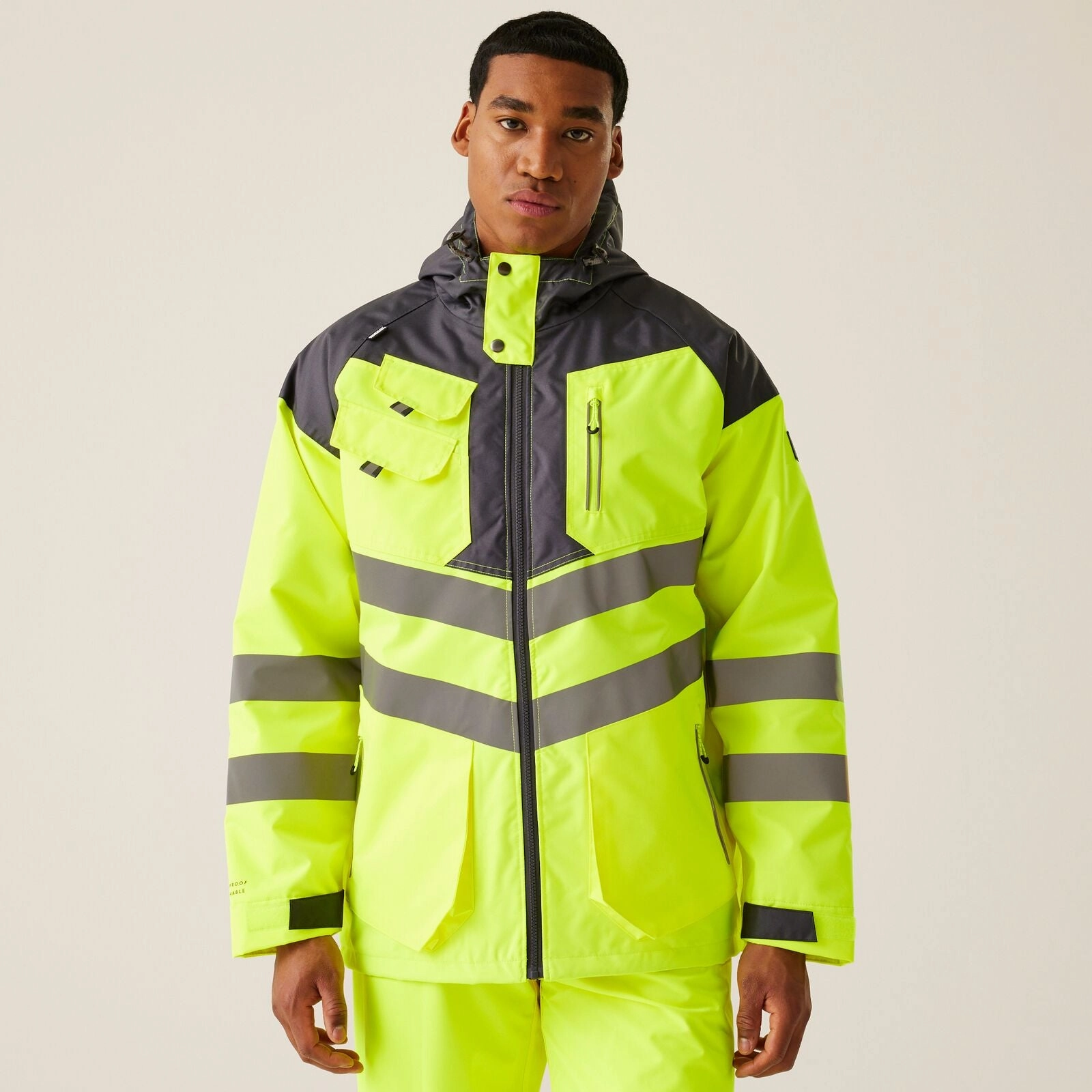 Regatta Professional Mens HI-VIS Tactical Waterproof Jacket Office Wear