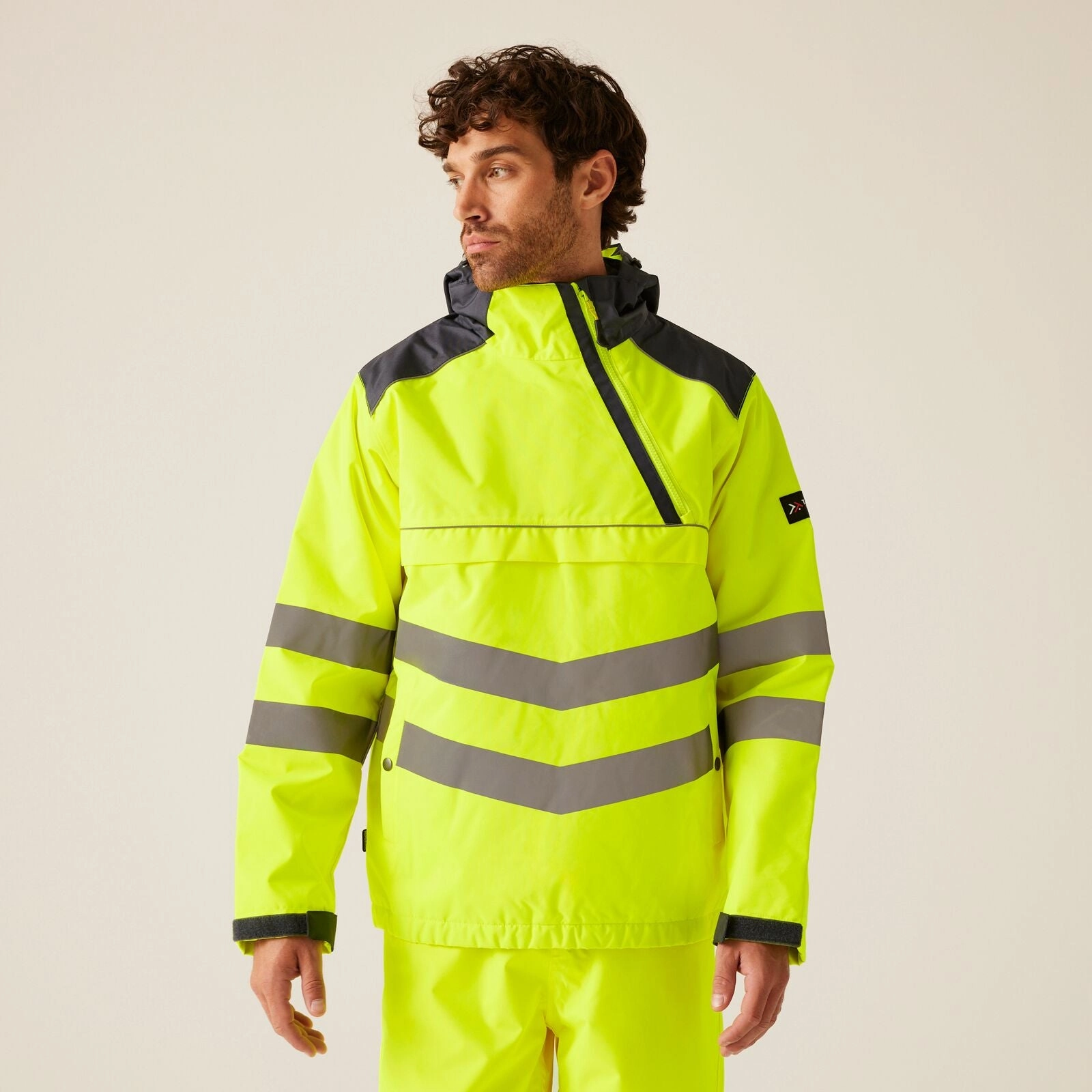 Temperature Regulating Membrane Regatta Professional Mens Hi-VIS Tactical Windbreaker
