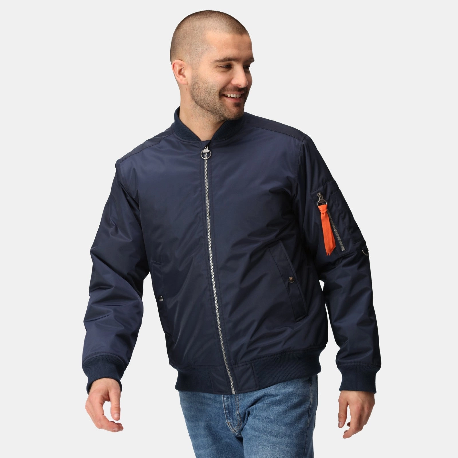Regatta Professional Mens Pro Pilot Bomber Jacket Vegan Fabric