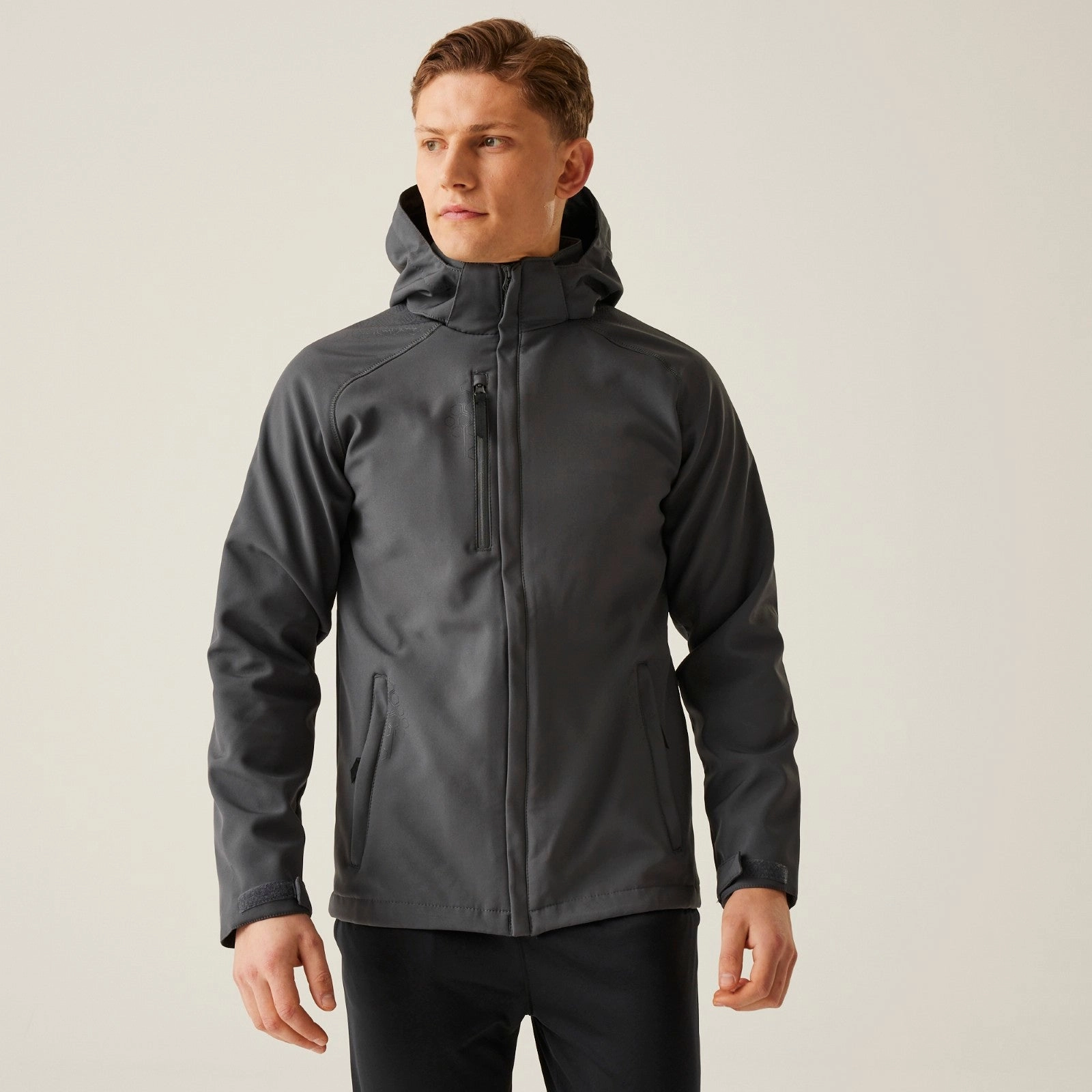 High Tensile Reinforcement Regatta Professional Mens Repeller Linded Hooded Softshell Jacket