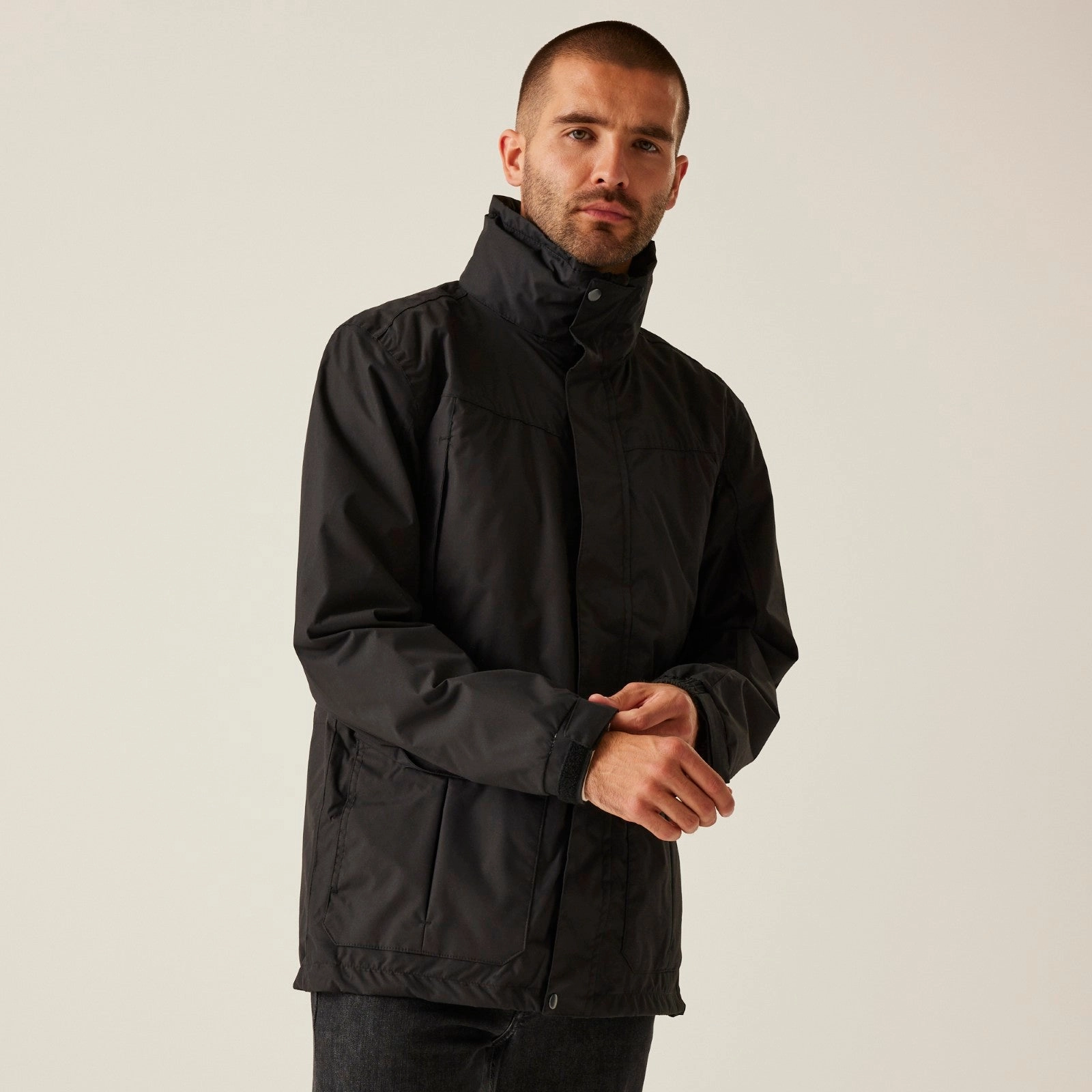 Noise Reduced Fastener System Slim Tailored Regatta Professional Mens Vertex III Microfiber Waterproof Jacket