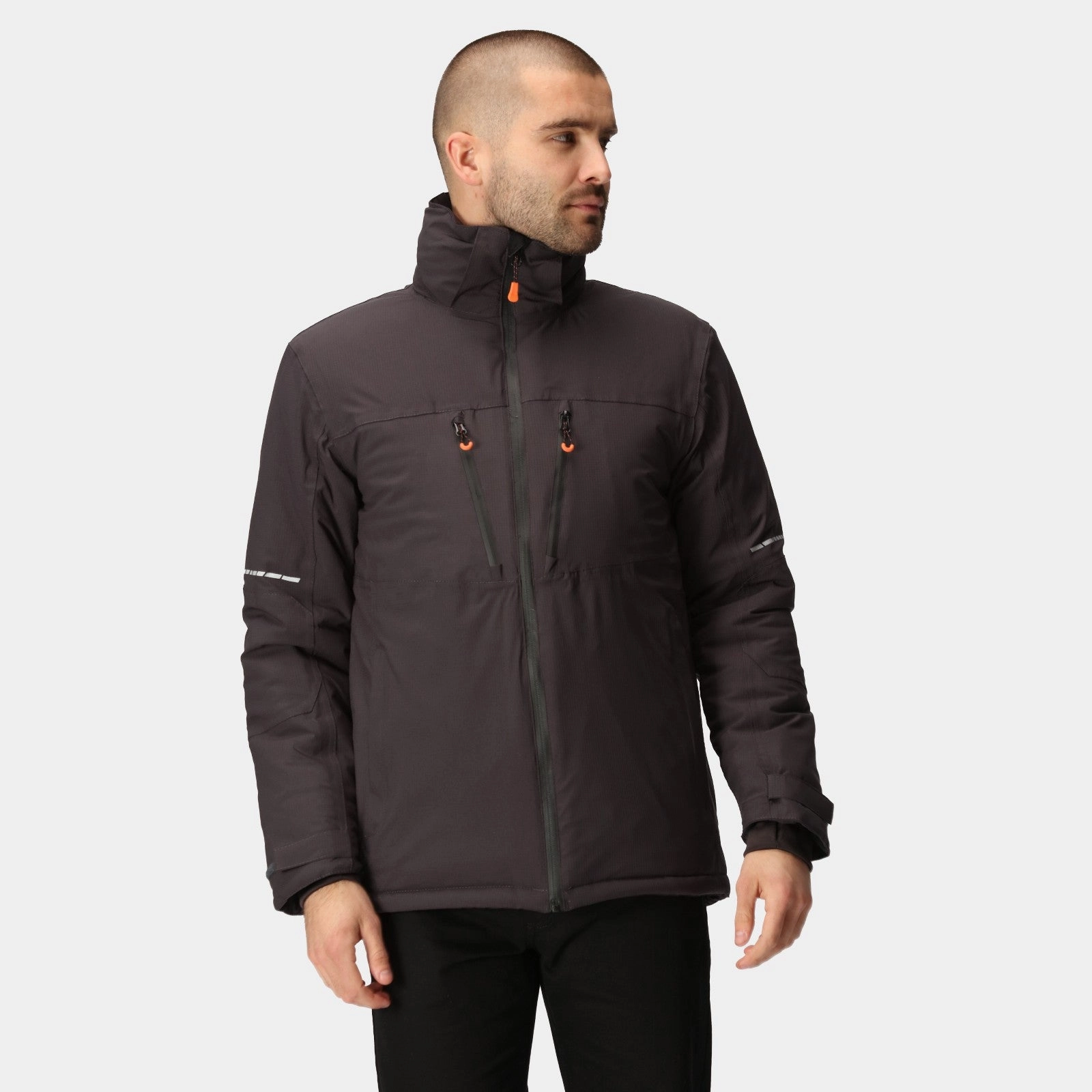 Light Reflective Zippers Regatta Professional Mens X-Pro Marauder III Waterproof Jacket