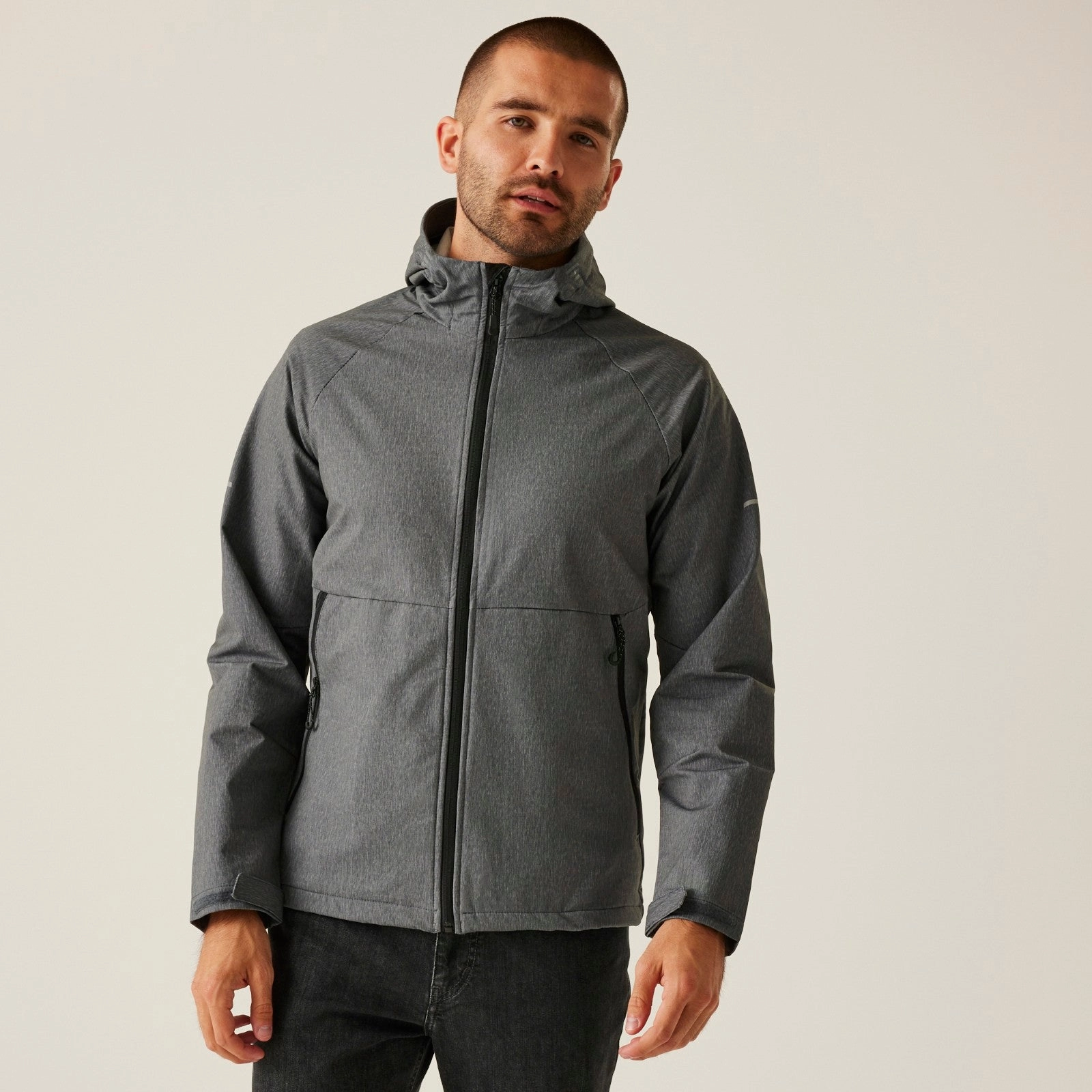 ReflectiveTrimDetails Cold Weather Regatta Professional Mens X-Pro Prolite Stretch Softshell Jacket
