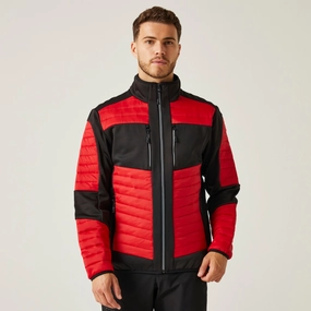 Plaid Print Modern Day Look Regatta Professional Unisex Evolve Thermal Hybrid Padded Jacket