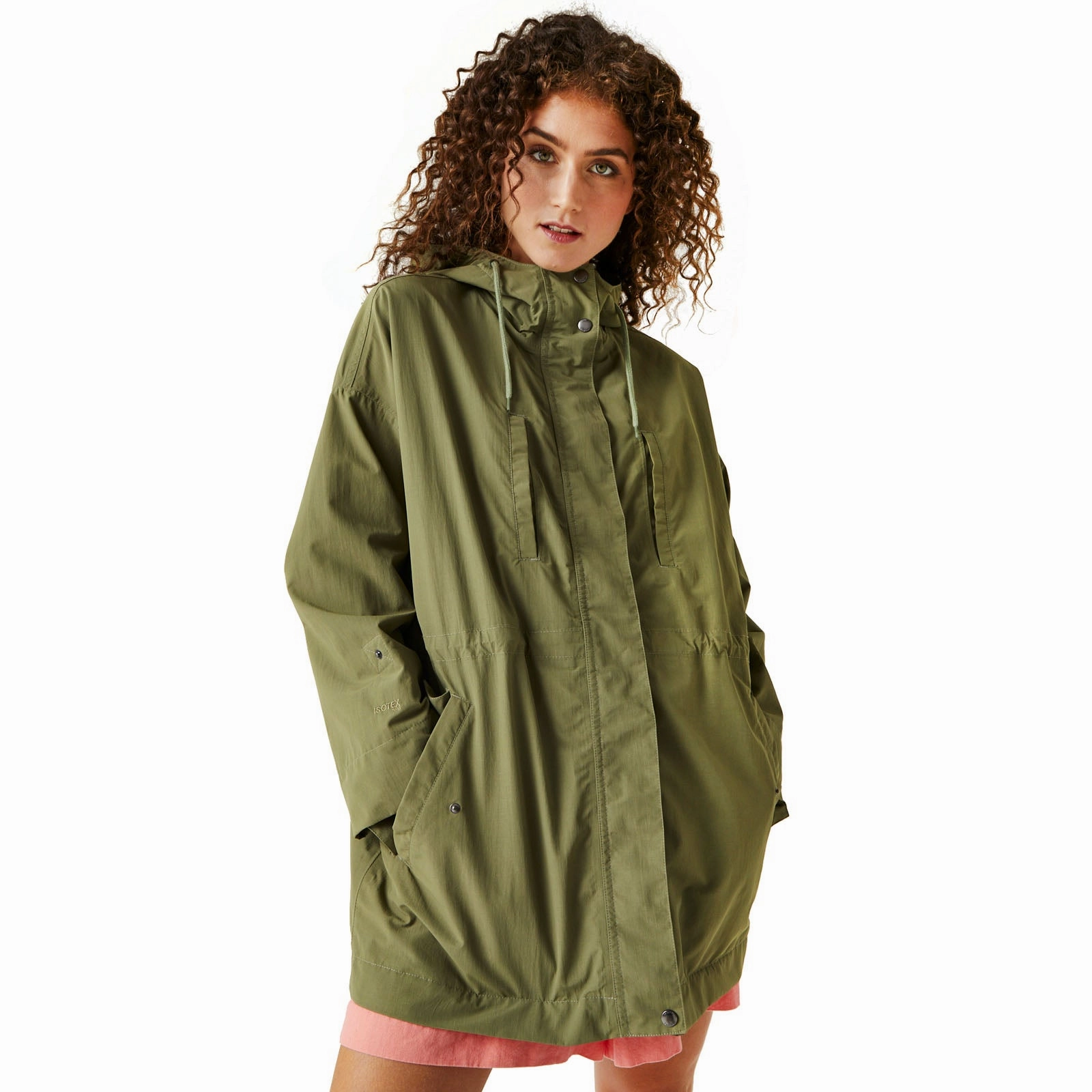 Regatta Womens Amur Waterproof Parka Jacket Contoured Back Panel Weatherproof Construction