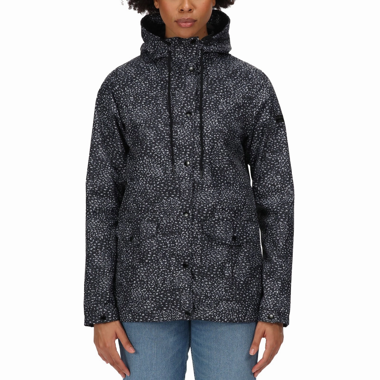 Regatta Womens Bayarma Hooded Waterproof Jacket Modern Layers City Layer Style