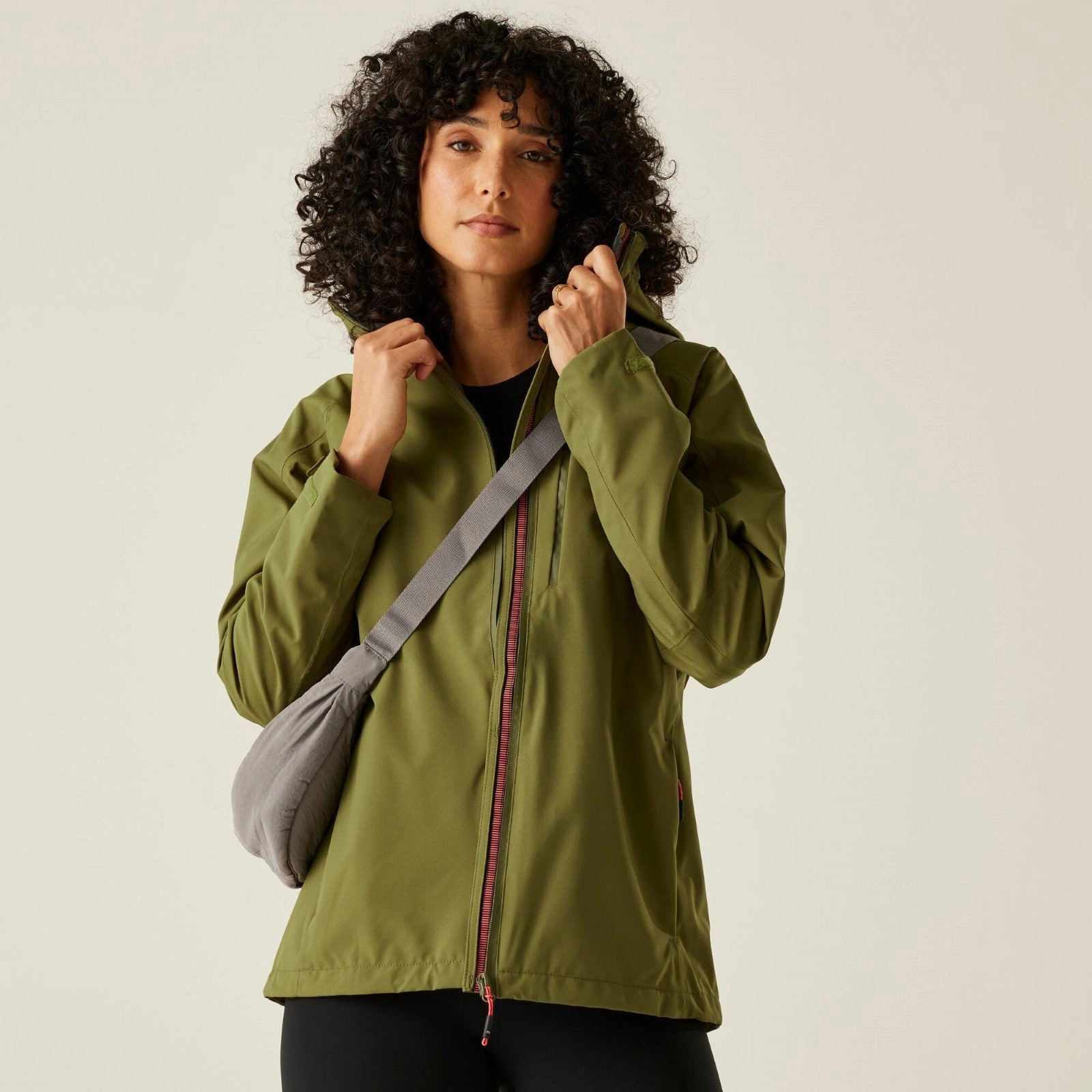 Regatta Womens Birchdale II Waterproof Jacket Non Slip Collar Mid Length