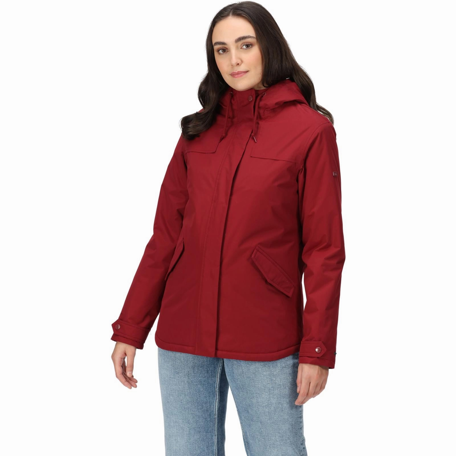 Modular Attachment Loops Regatta Womens Bria Fur Lined Waterproof Jacket