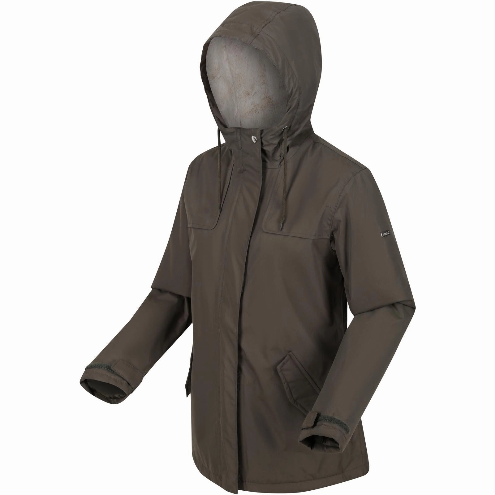 Multi Layer Option Regatta Womens Bria Fur Lined Waterproof Jacket