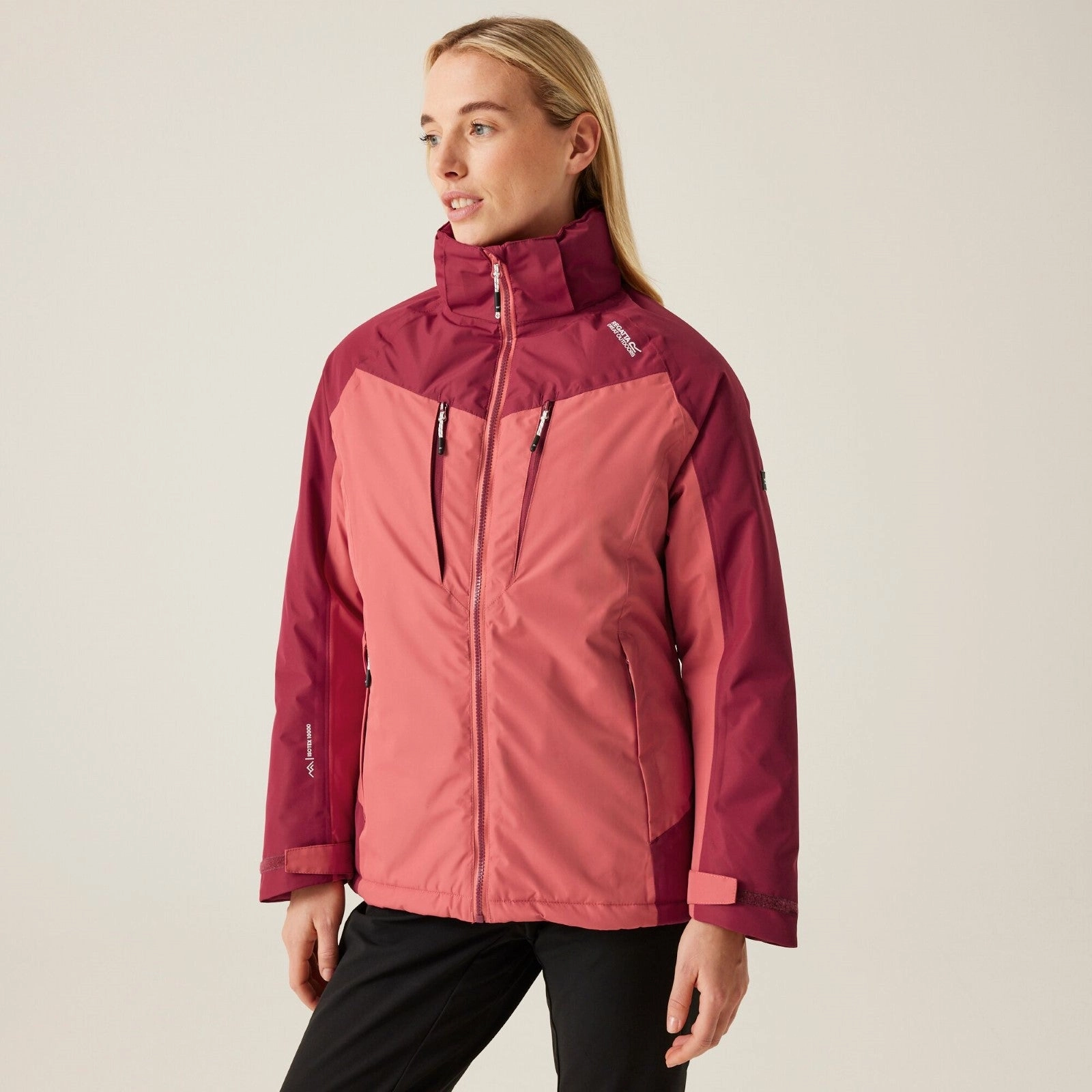 Frictionless Inner Layer LightPadding Regatta Womens Calderdale II Hooded Waterproof Winter Jacket Coat