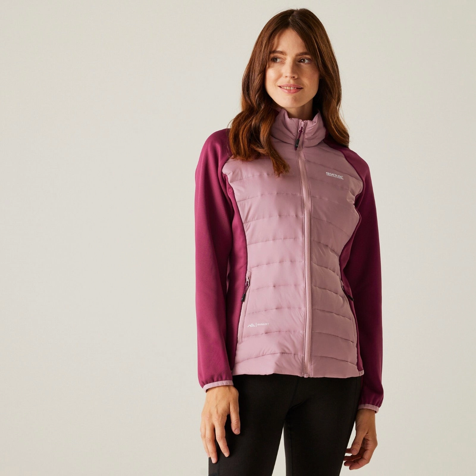 Shrink Resistant Treatment Relaxed Fit Silhouette Regatta Womens Clumber V Hybrid Jacket