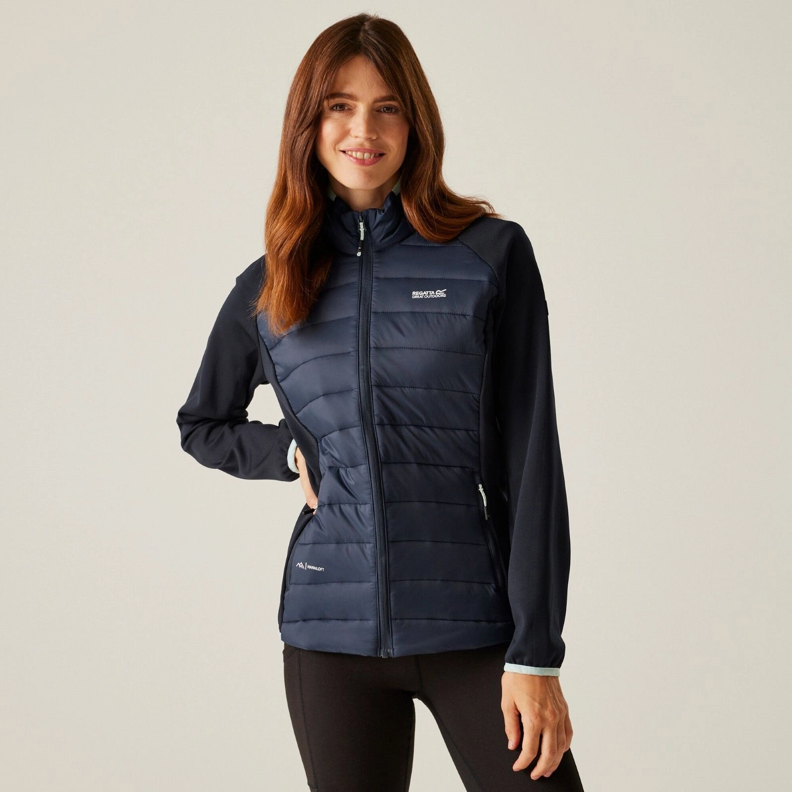 Regatta Womens Clumber V Hybrid Jacket Stain Proof Adaptive Layering System