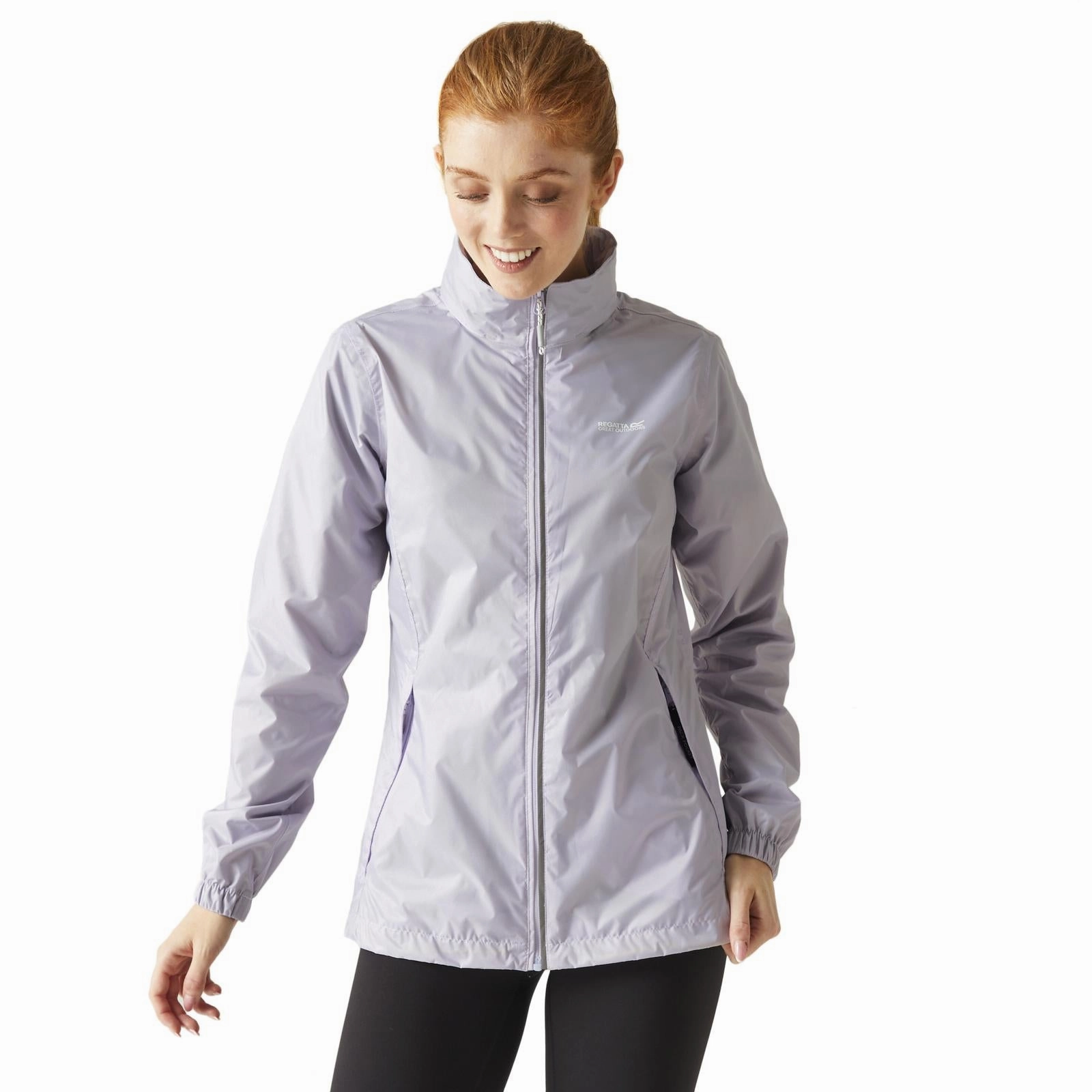 Regatta Womens Corinne IV Waterproof Packaway Jacket Soft touch finish Laser Cut Vents