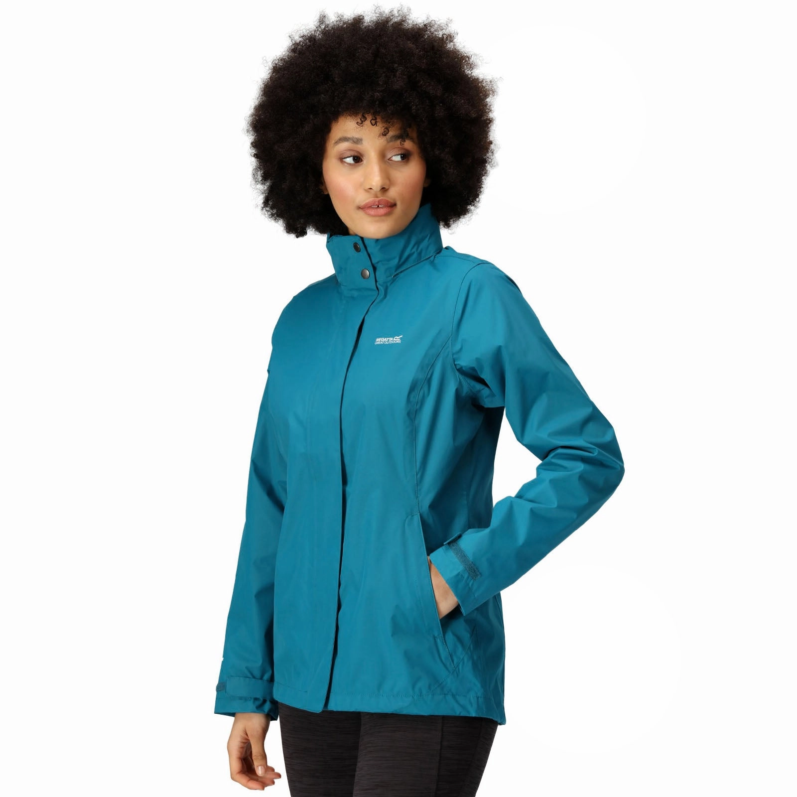 Regatta Womens Daysha Waterproof Jacket Wind Resistant Fabric Static Dissipating Threading