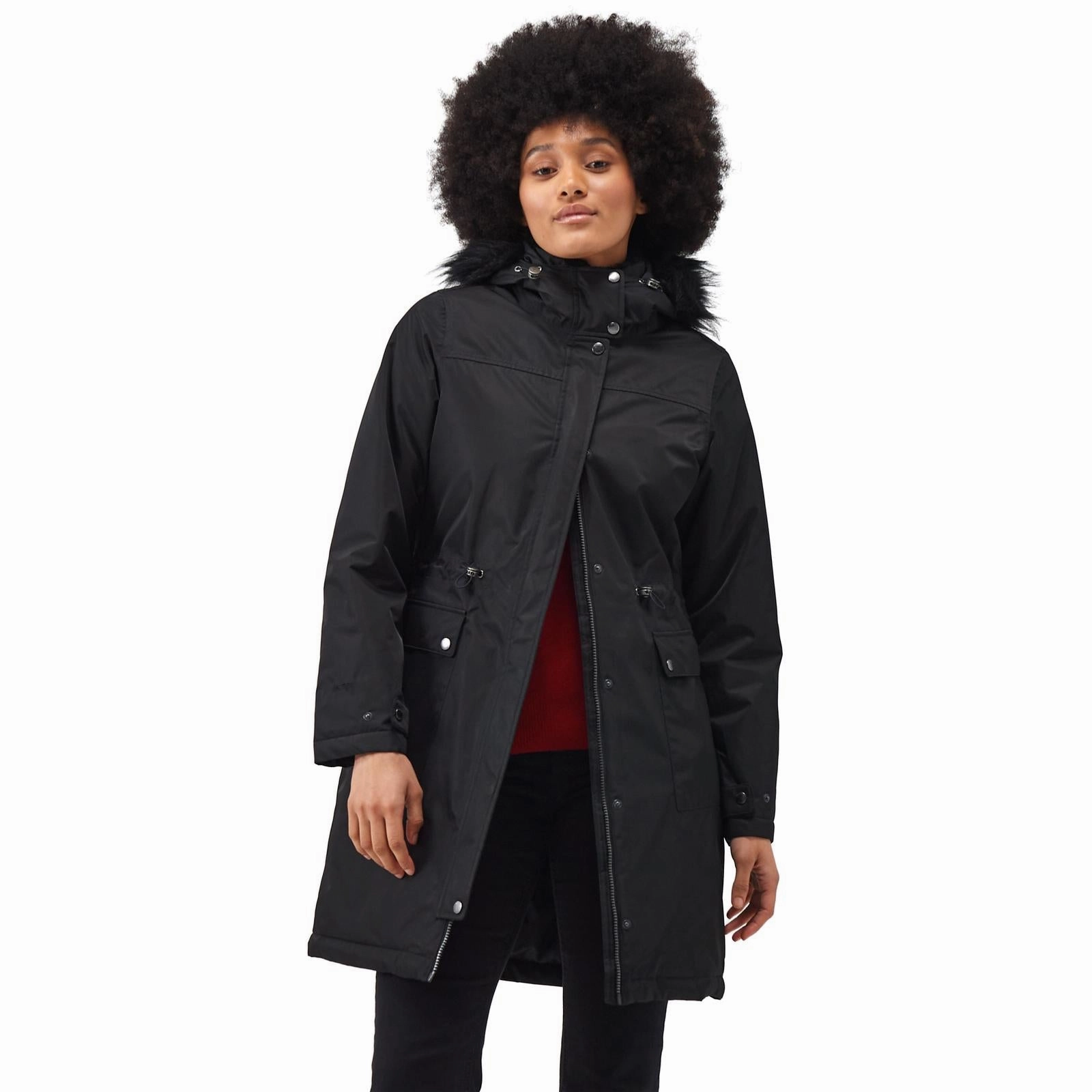 Regatta Womens Giovanna Fletcher Lellani Waterproof Jacket Reflective Safety Details