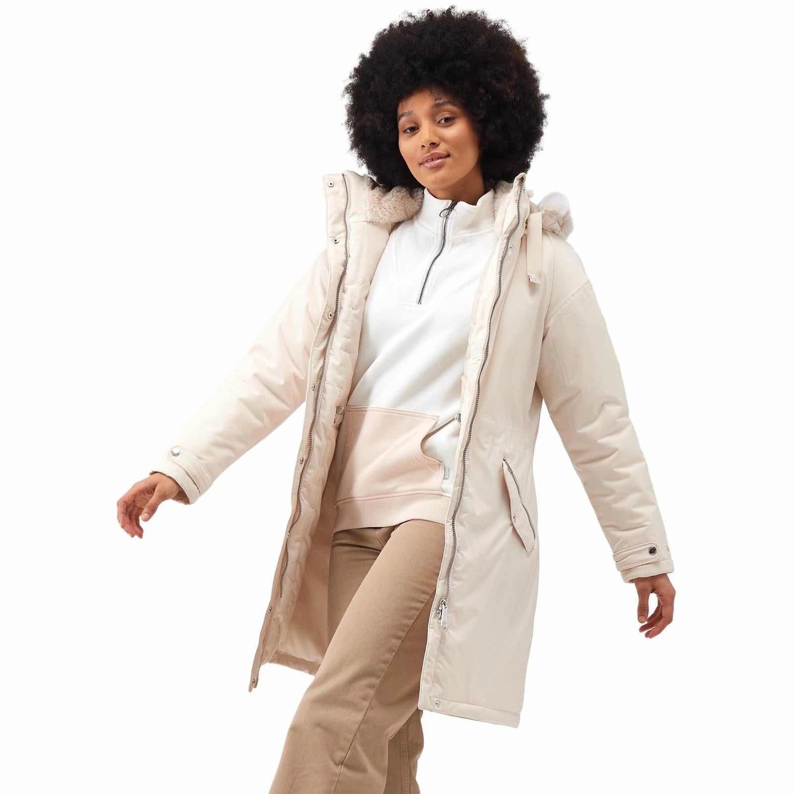 Regatta Womens Giovanna Fletcher Samaria Waterproof Jacket - Black Simple Comfort