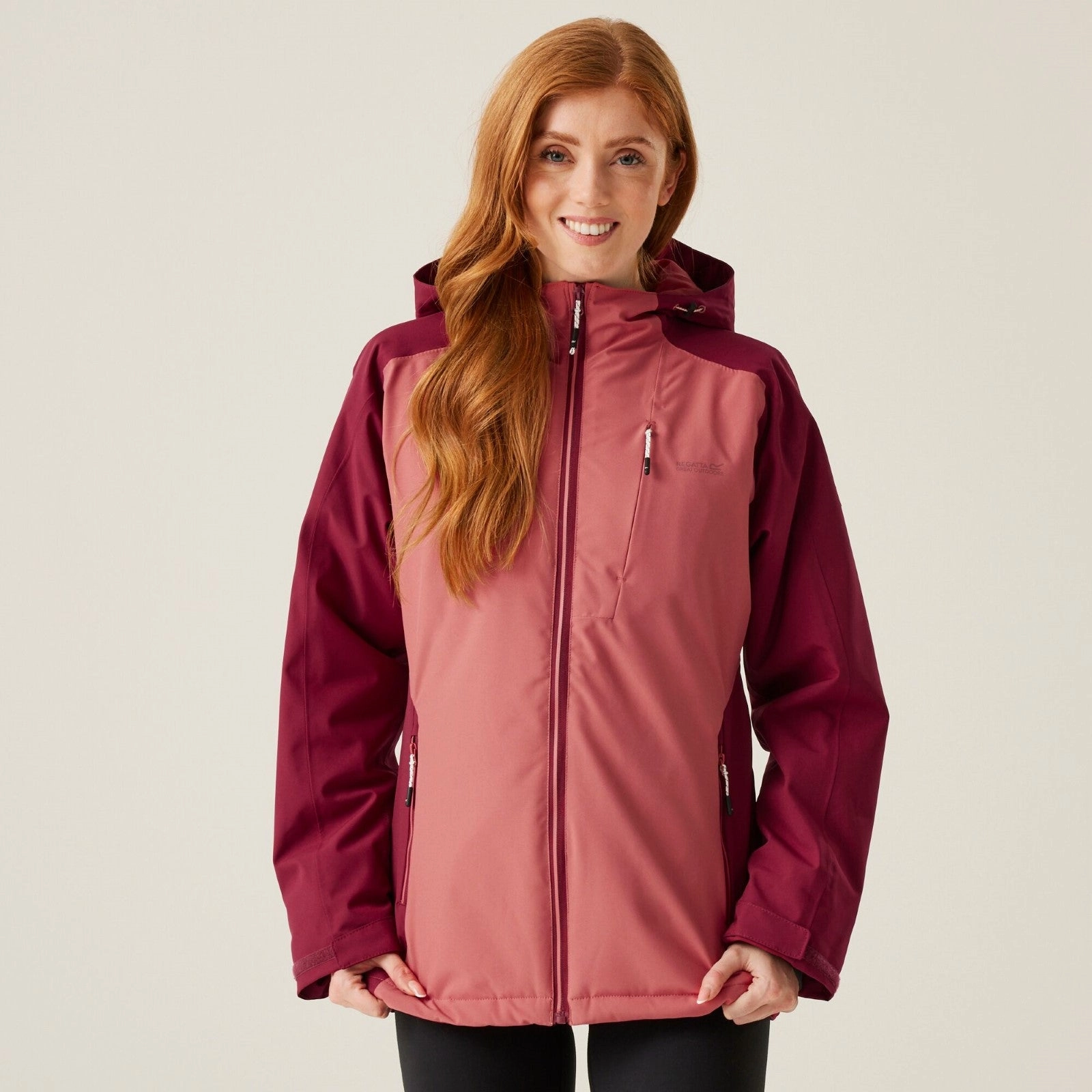 Regatta Womens Highton Stretch IV Waterproof Padded Jacket Reflective details Weatherproof Barrier