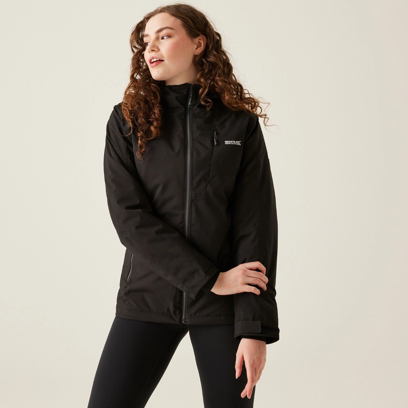 Hypoallergenic Interior Layer Simple Chill Piece Regatta Womens Highton Stretch IV Waterproof Padded Jacket