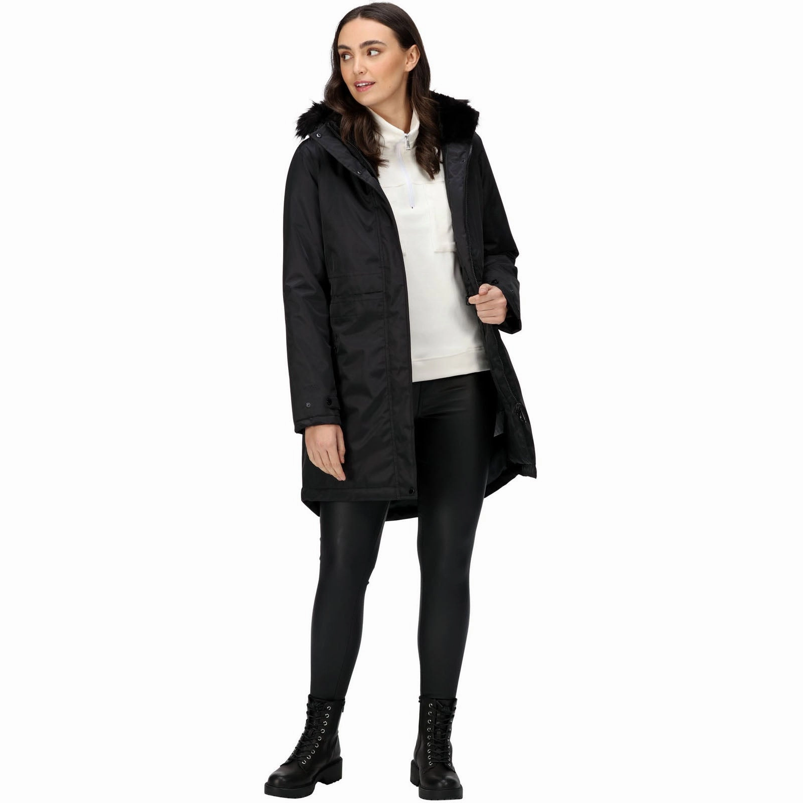 ReflectiveTrimDetails Regatta Womens Lyanna Waterproof Parka Jacket