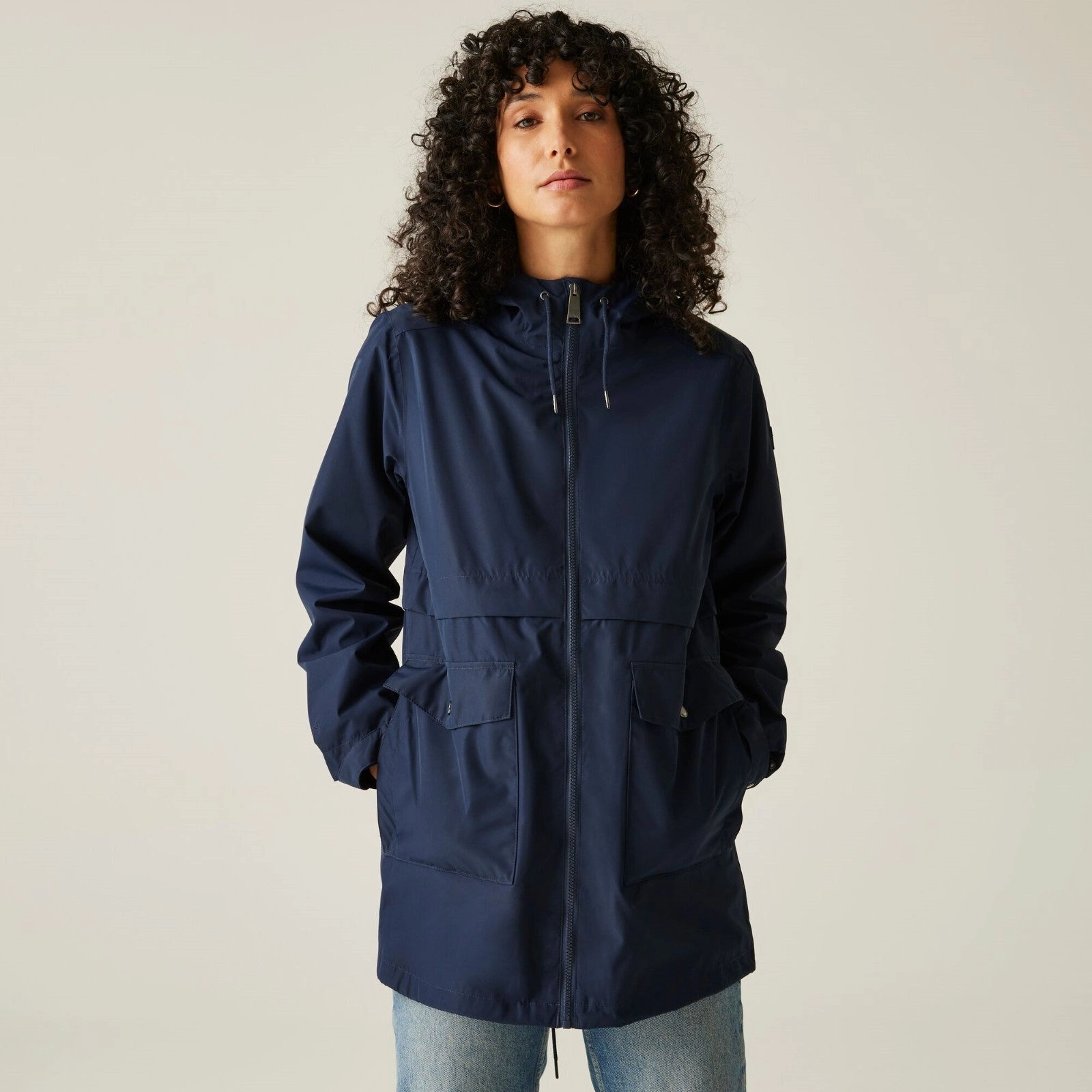 Monochrome Look Four Way Stretch Regatta Womens Navaeh Waterproof Jacket