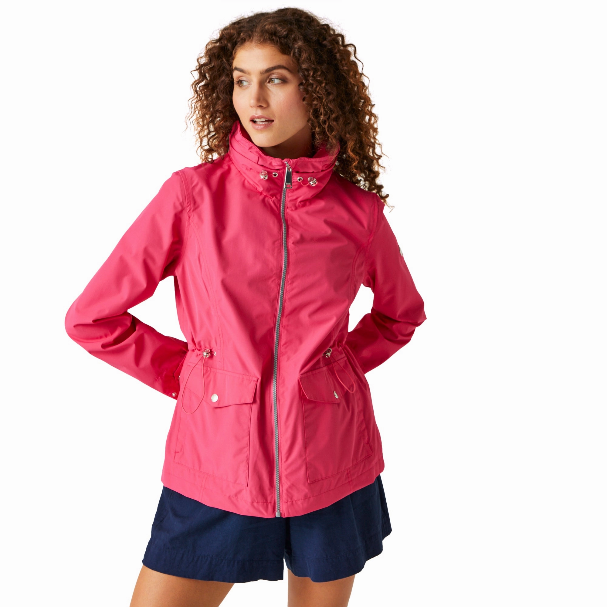 Temperature Balancing Layer ReinforcedElbows Regatta Womens Navassa Giovanna Fletcher Waterproof Walking Jacket