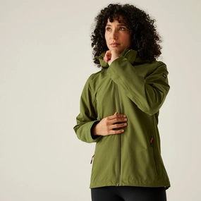Regatta Womens Oakhowe Waterproof Jacket Basic Fit Smooth Zipper Track