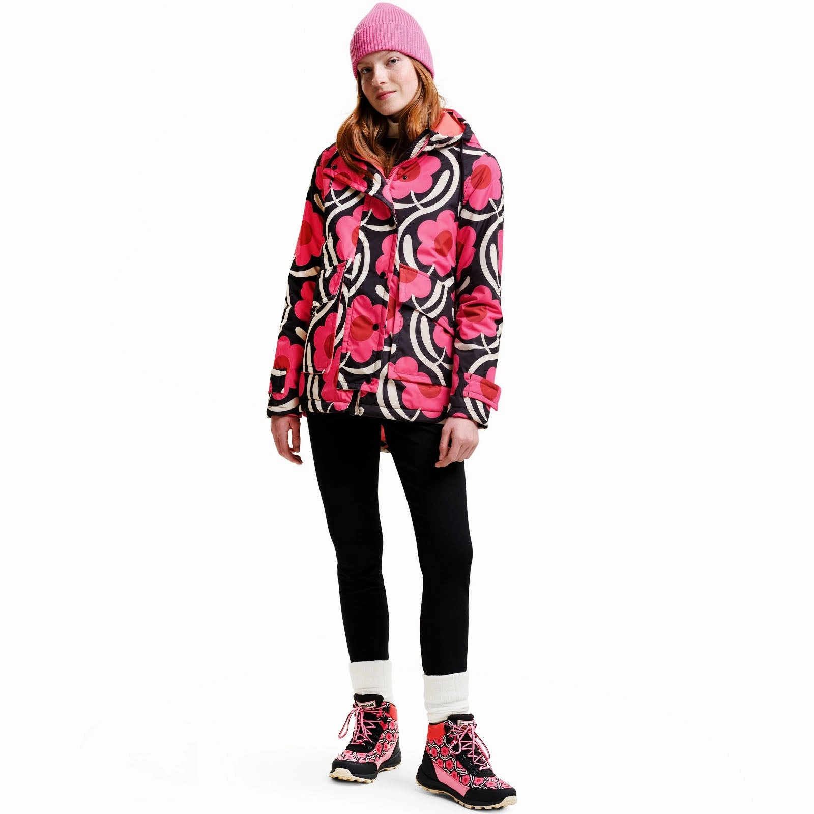 Regatta Womens Orla Kiely Swing Waterproof Jacket Warmth Retention Weekend Style