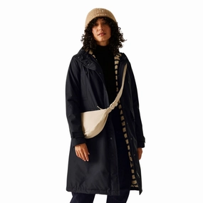 Quick Dry Fabric Seam Sealed Construction Regatta Womens Orla Long Length Waterproof Jacket