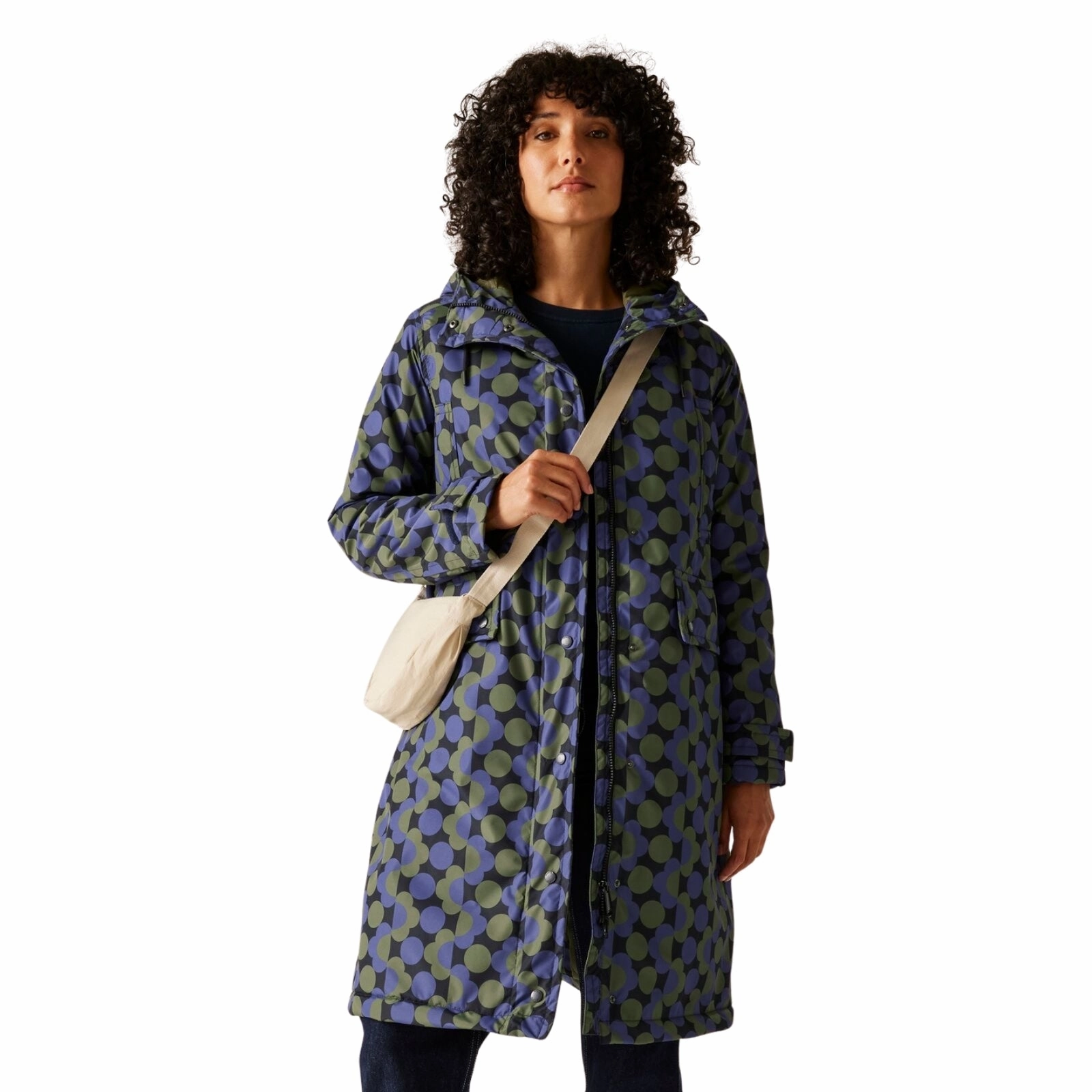 Regatta Womens Orla Long Length Waterproof Jacket Lightweight Construction