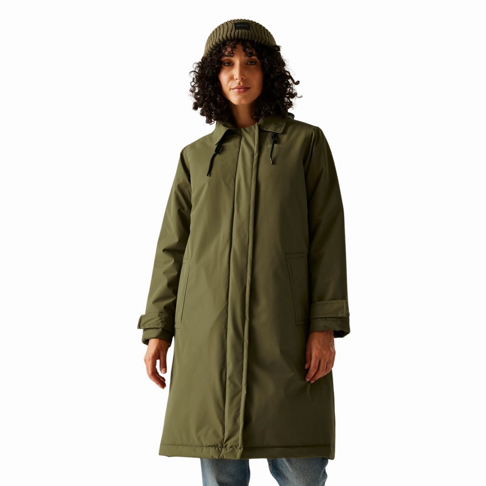 Anti Pilling Surface Double Breasted Regatta Womens Orla Mac Lightweight Waterproof Jacket