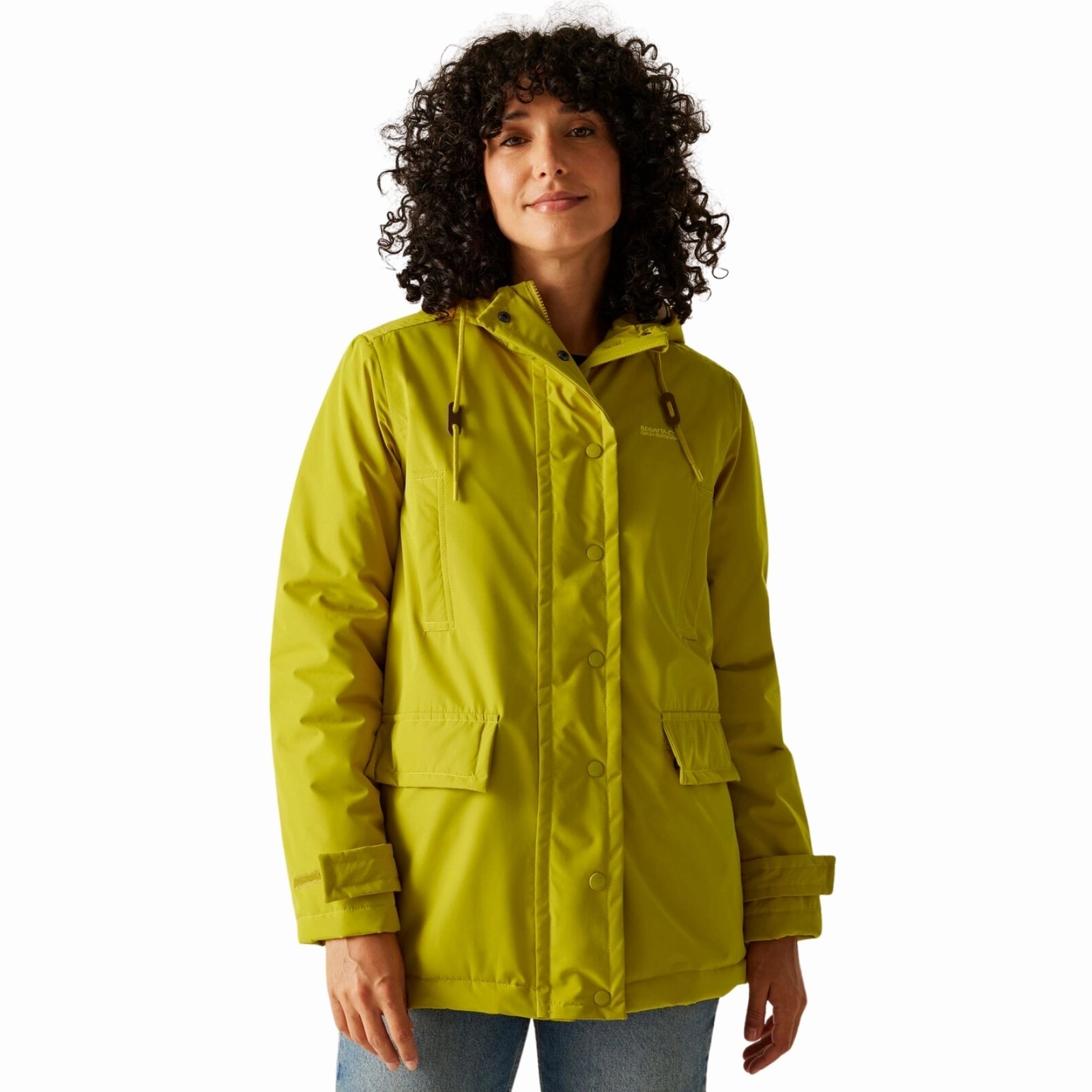 Regatta Womens Orla Mid Length Waterproof Jacket Compression Packability