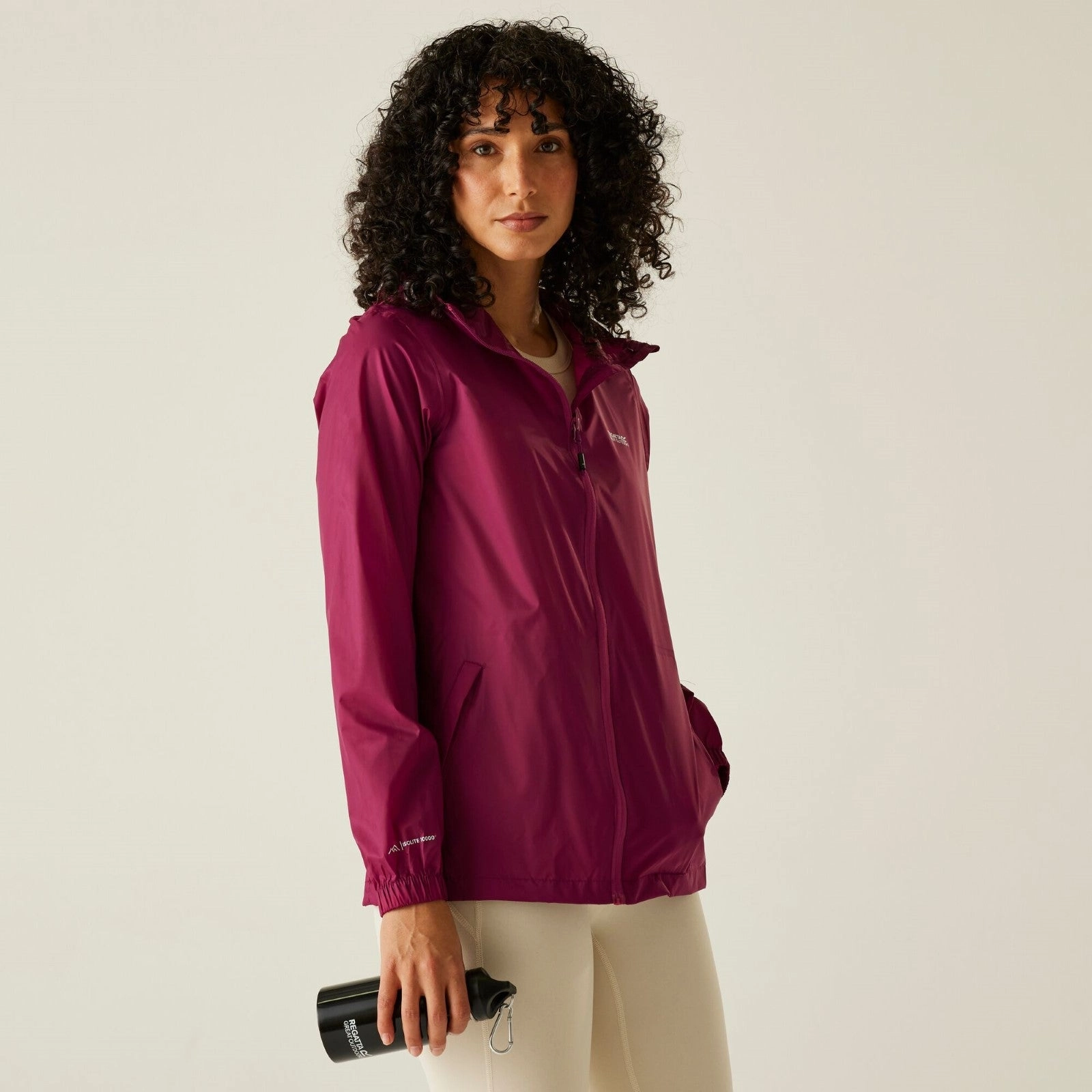 Durable Double Stitching Mid Length Design Regatta Womens Pack It III Waterproof Packable Jacket