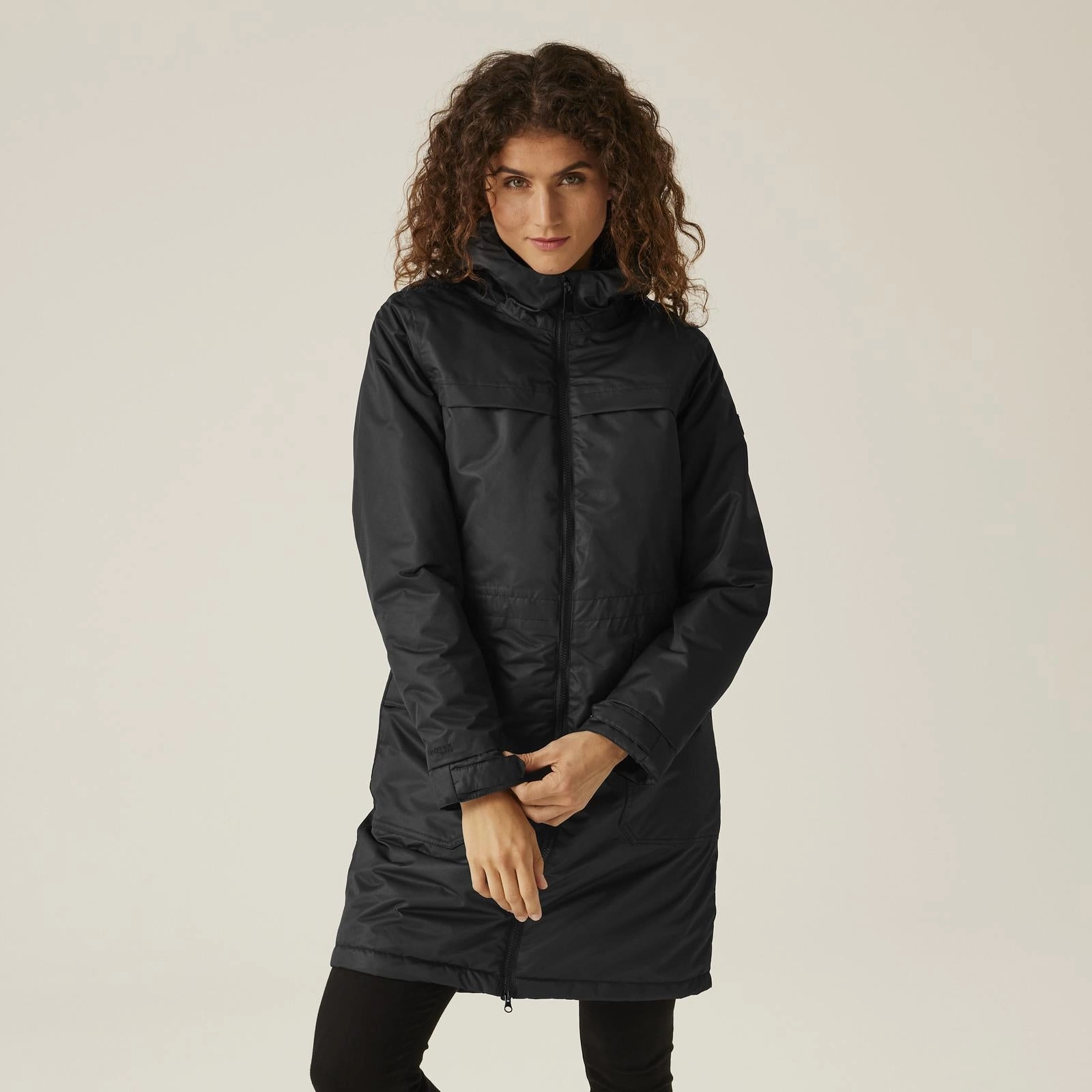 Regatta Womens Romine II Waterproof Winter Parka Jacket Travel Ready DetachableLining