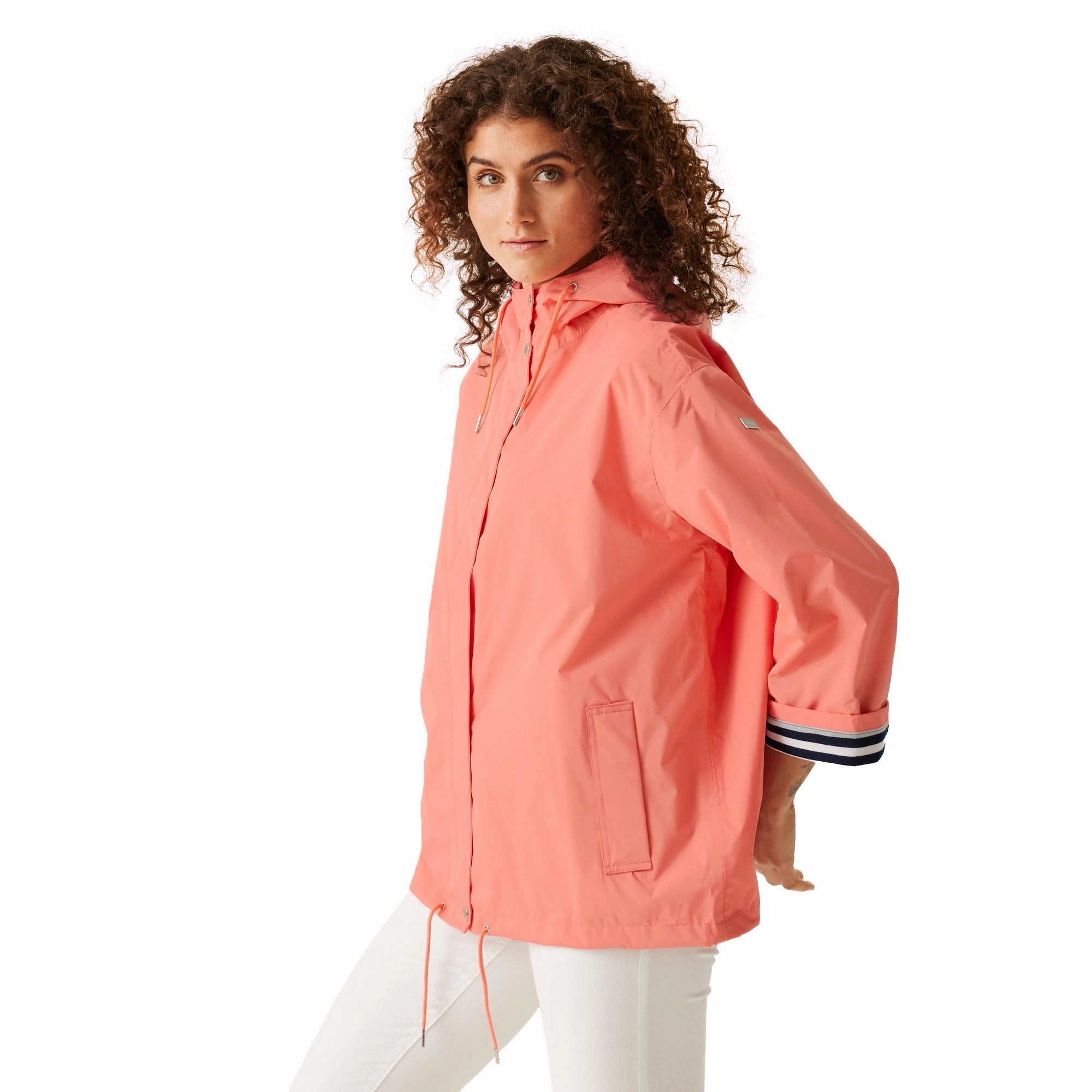 Stretch Fit Regatta Womens Sarika Giovanna Fletcher Hooded Waterproof Jacket