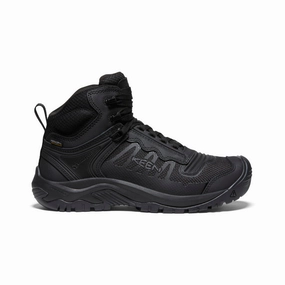 soft fit Men's Reno Waterproof Mid (Soft Toe)  |  Black/Black