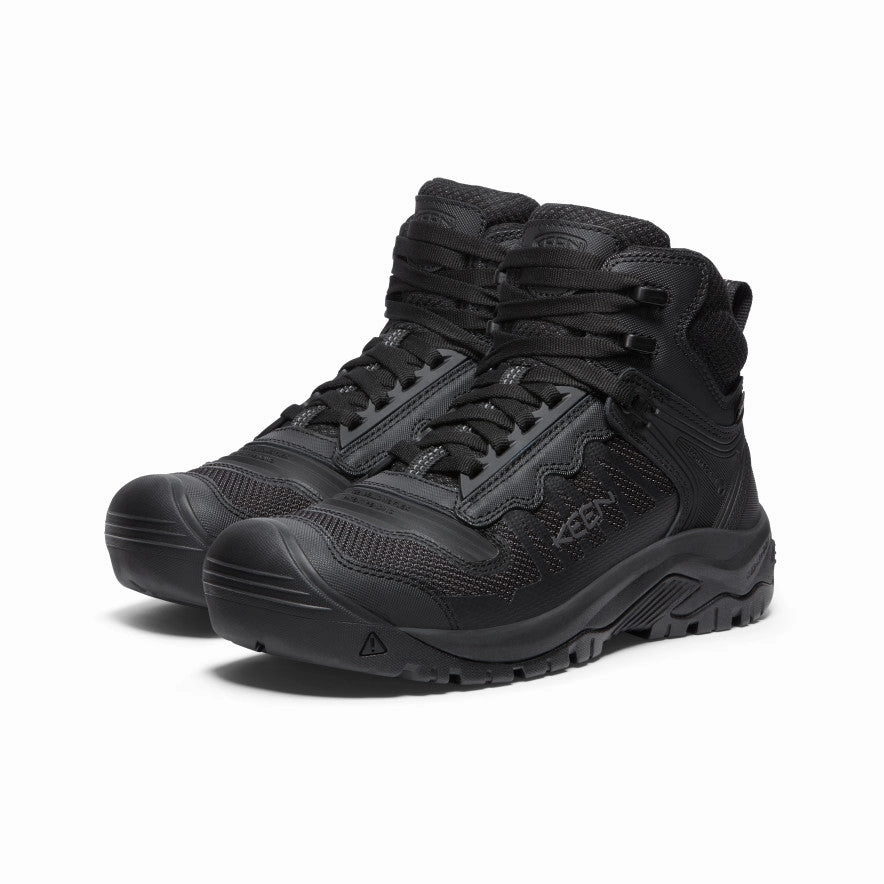 Punk Bold Zip Edge Men's Reno Waterproof Mid (Soft Toe)  |  Black/Black