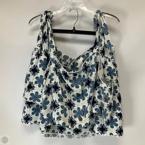 Slip Resistant Waist Skirt Set 2pc By Target-designer In Blue & White, Size: 2x