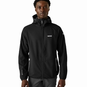 Crisp Detail Seamless Shoulder Design Regatta Mens Arec III Softshell Walking Jacket