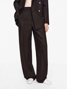 Relaxed Barrel Leg Trousers Refined fit