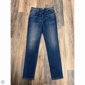 Work Meeting Beach Day Professional Wear Premium Winter Warmth Jeans Straight Designer By SLVRLAKE In Blue Denim, Size: 12/31