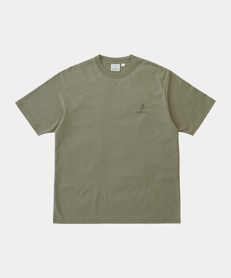 Cozy Feel Non Restrictive Silhouette One Point Logo Tee