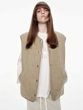 Travel Fit Reversible Sleeveless Down Jacket