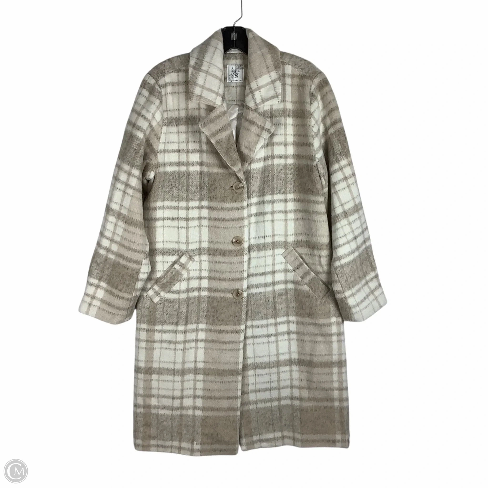 Coat Peacoat By Altard State In Plaid Pattern, Size: S ModularLayering Secure Closure Systems