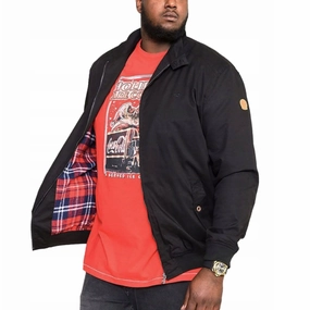 NonChafing Seam Placement D555 Mens Windsor Big & Tall Cotton Harrington Jacket