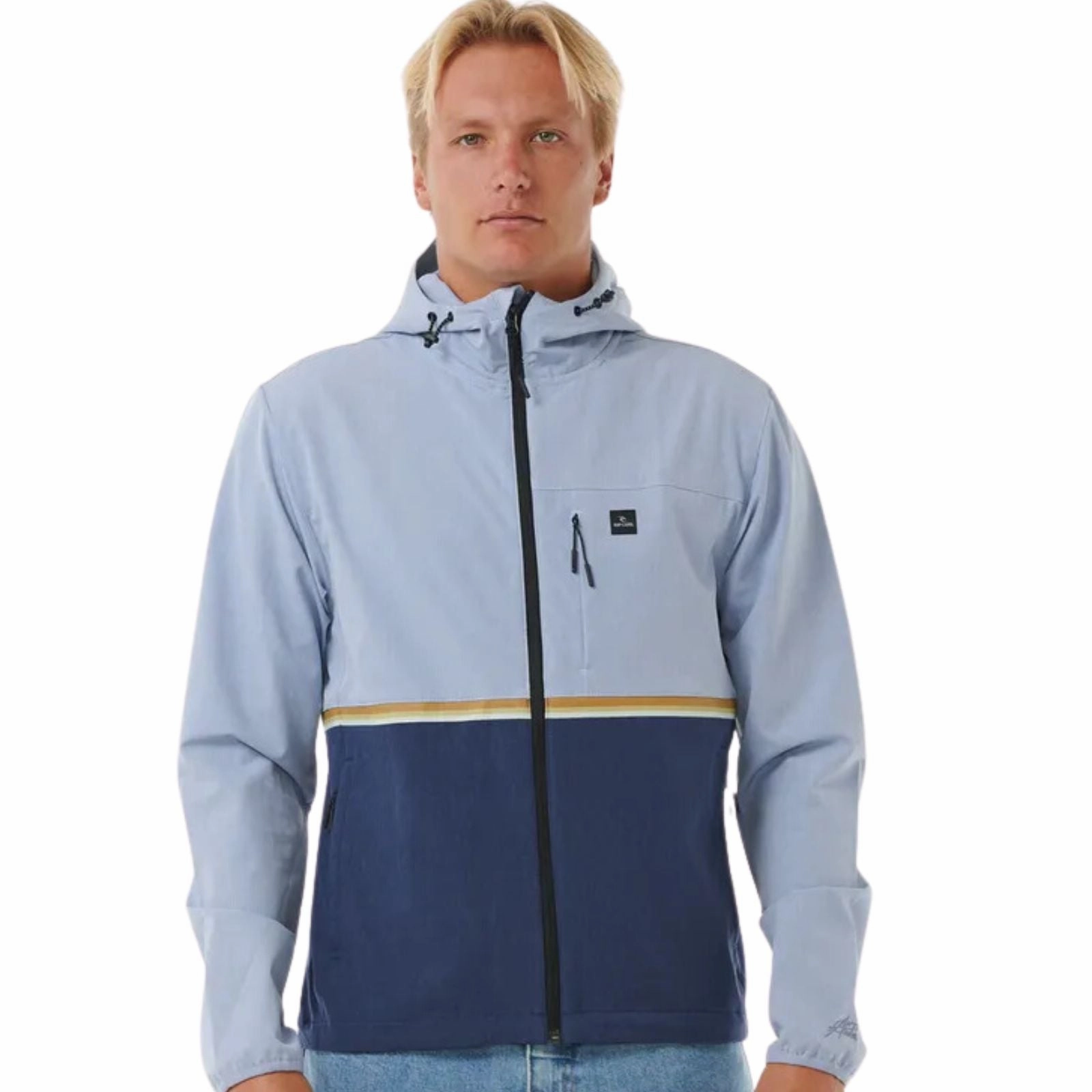 Pre Shrunk Cotton Blend Rip Curl Mens Anti Series Elite Water Repellent Jacket