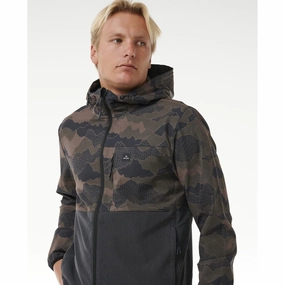 Rip Curl Mens Anti Series Elite Water Repellent Jacket Stretch Material Cozy Street Style
